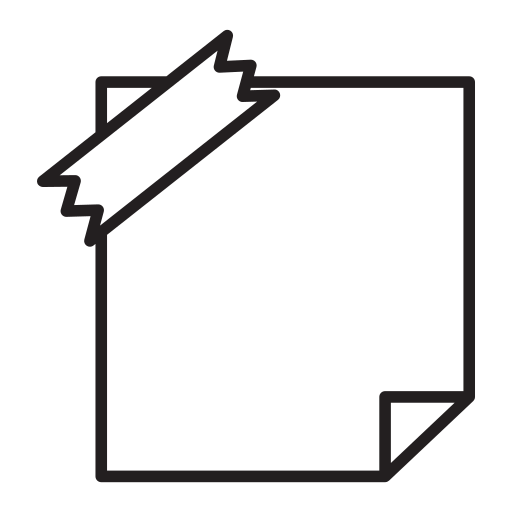 Note Generic outline icon