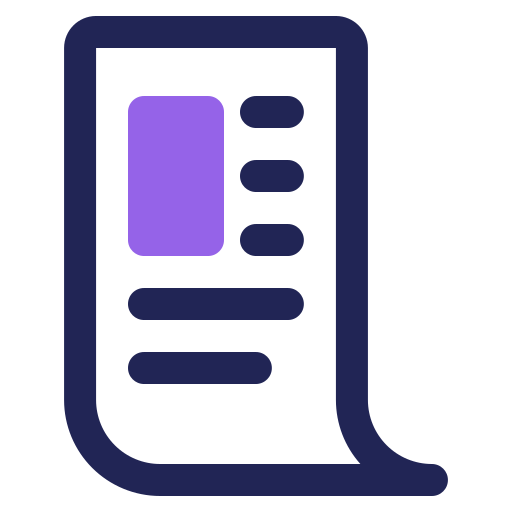 quittung Generic color lineal-color icon