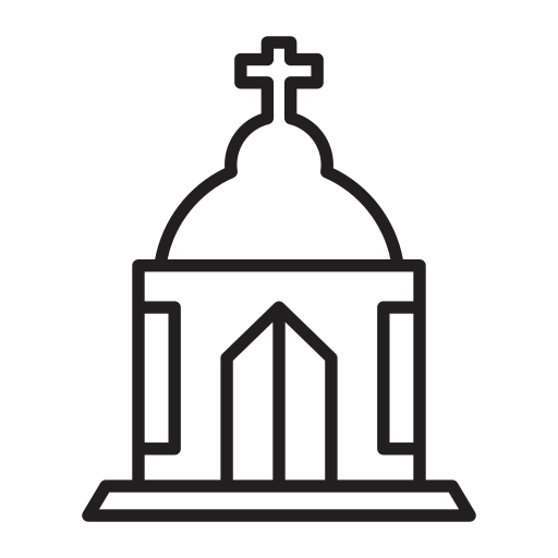 chiesa Generic outline icona