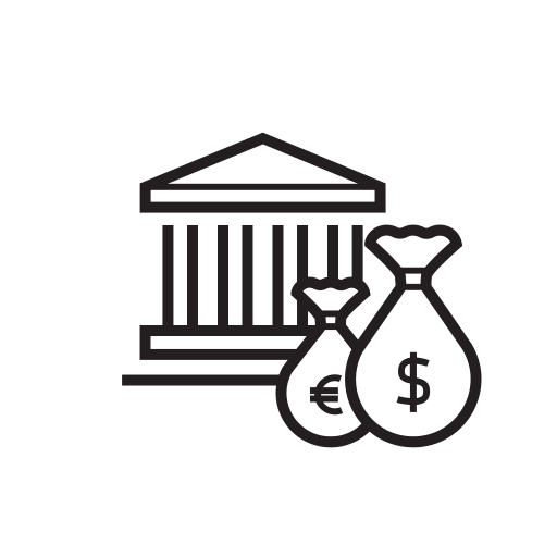 bank Generic outline icoon