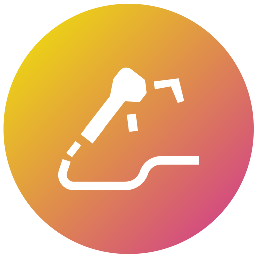 Fuel nozzle Generic gradient fill icon