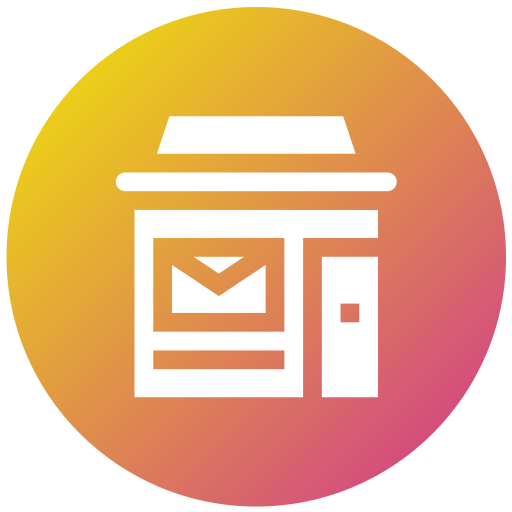 Post office Generic gradient fill icon