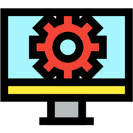 impostazioni del computer Generic color lineal-color icona