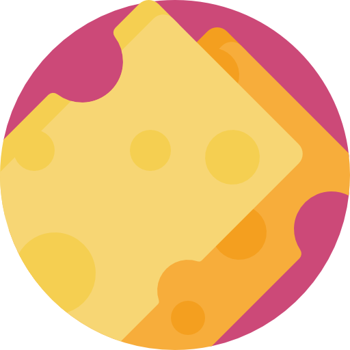 fromage Detailed Flat Circular Flat Icône