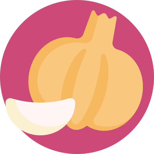 Garlic Detailed Flat Circular Flat icon