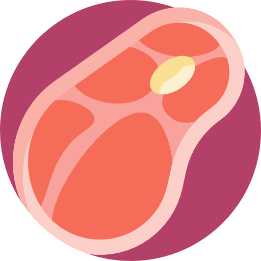 biefstuk Detailed Flat Circular Flat icoon
