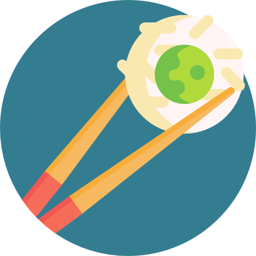 sushi rolle Detailed Flat Circular Flat icon