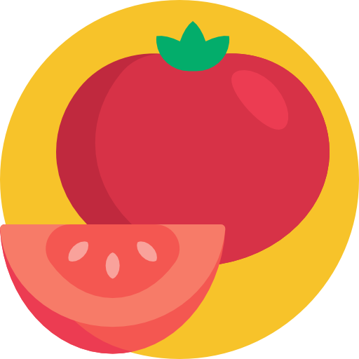 tomaat Detailed Flat Circular Flat icoon