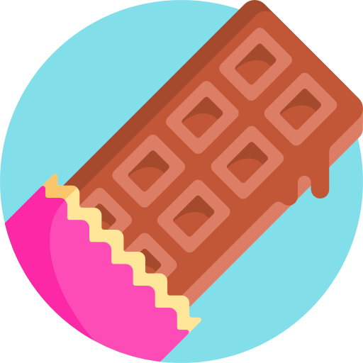 チョコレート Detailed Flat Circular Flat icon