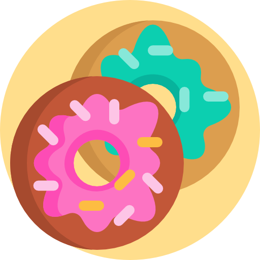 donuts Detailed Flat Circular Flat Ícone