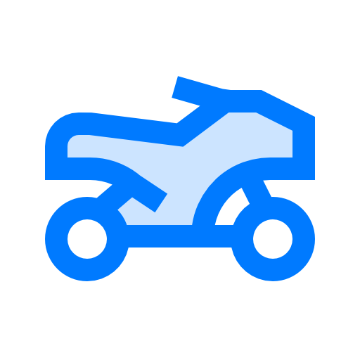 Motorbike Vitaliy Gorbachev Blue icon
