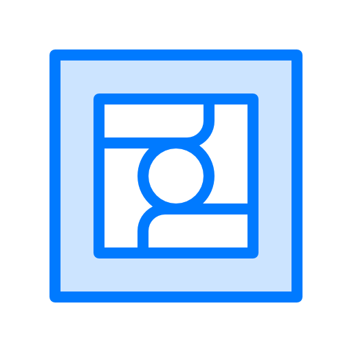marco de arte Vitaliy Gorbachev Blue icono
