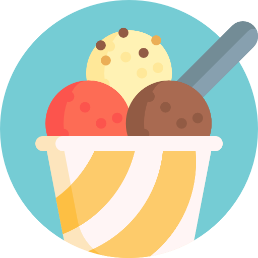 gelato Detailed Flat Circular Flat icona