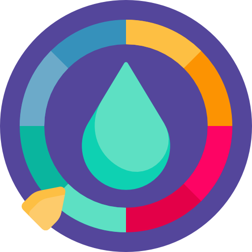 Цветовая схема Detailed Flat Circular Flat иконка
