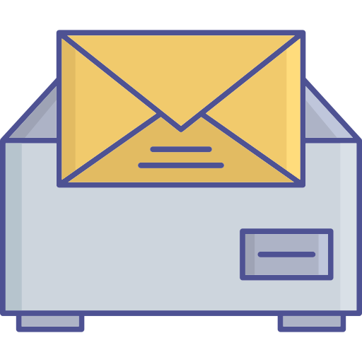 icône de boîte aux lettres Generic color lineal-color Icône