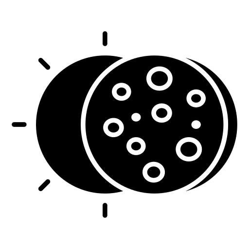 일식 Generic black fill icon