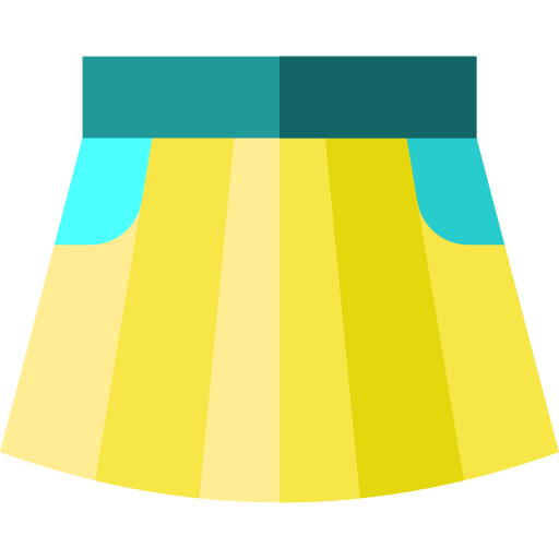 falda Basic Straight Flat icono