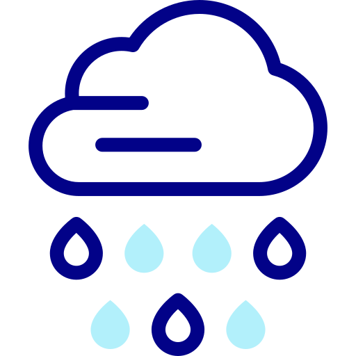 regenwolke Detailed Mixed Lineal color icon