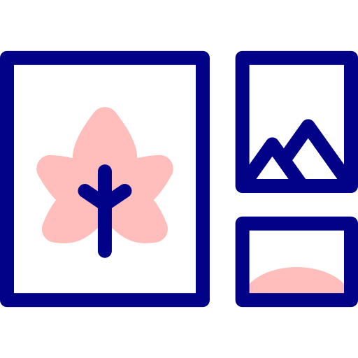 가을 사진 Detailed Mixed Lineal color icon