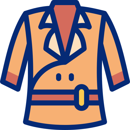 abrigo Basic Accent Lineal Color icono