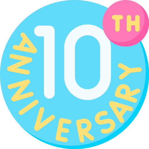 10周年 Special Flat icon