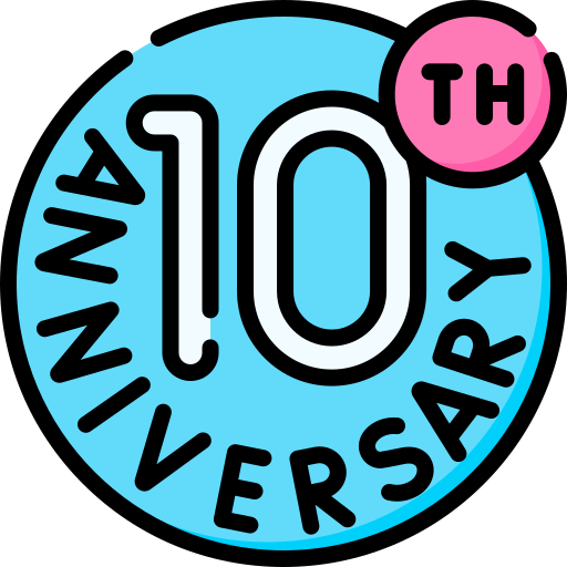 10周年 Special Lineal color icon