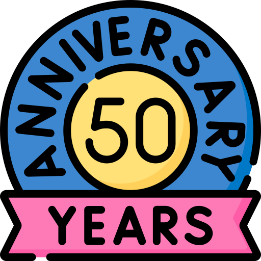 50주년 Special Lineal color icon