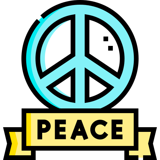 dia internacional de la paz Detailed Straight Lineal color icono
