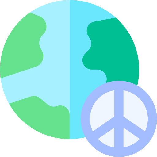 International day of peace Basic Rounded Flat icon