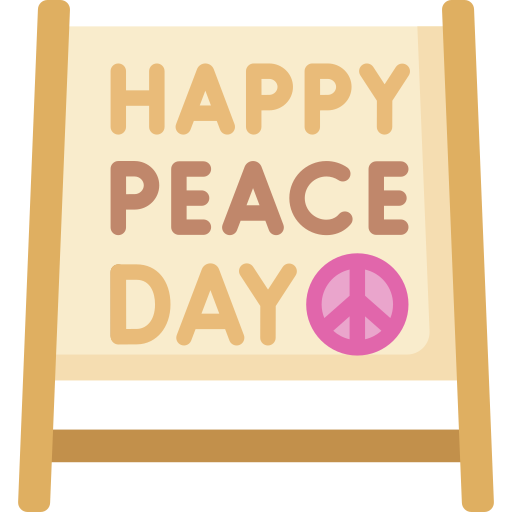 journée internationale de la paix Special Flat Icône