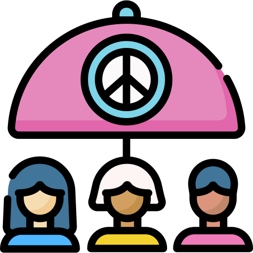 dia internacional de la paz Special Lineal color icono