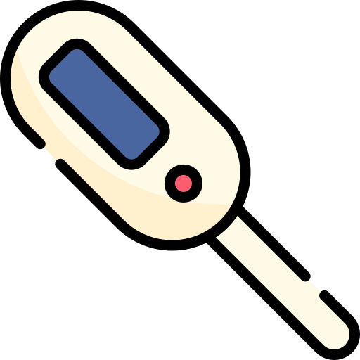 Термометр Kawaii Lineal color иконка