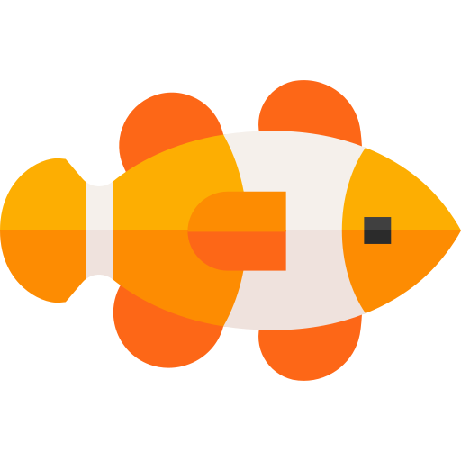clownfisch Basic Straight Flat icon