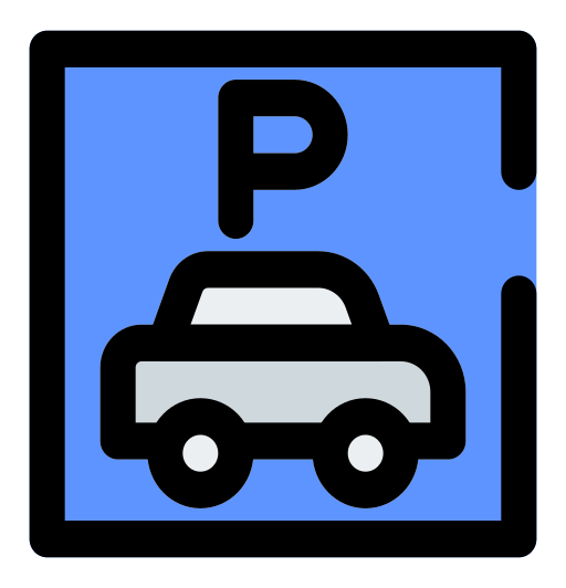 parkeren Generic color lineal-color icoon
