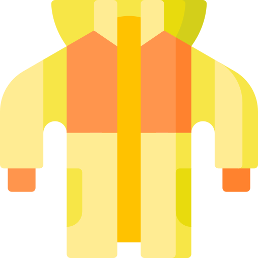 Rain jacket Special Flat icon