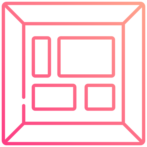 フレーム Generic gradient outline icon