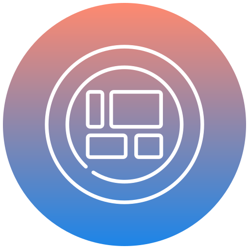 Frame Generic gradient fill icon