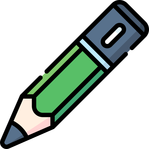 Graphite pencil Special Lineal color icon