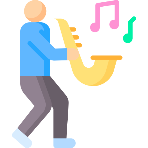 saksofonista Special Flat ikona