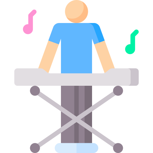 Keyboardist Special Flat icon