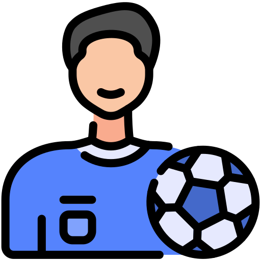 Футболист Generic color lineal-color иконка