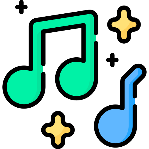 音楽 Special Lineal color icon