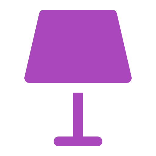 lampe Generic color fill Icône