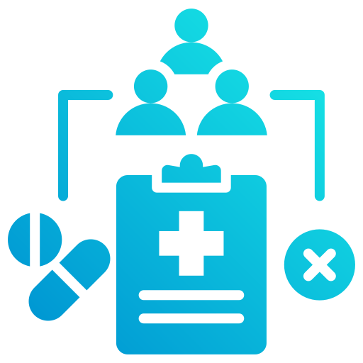 Clinical trials Generic gradient fill icon