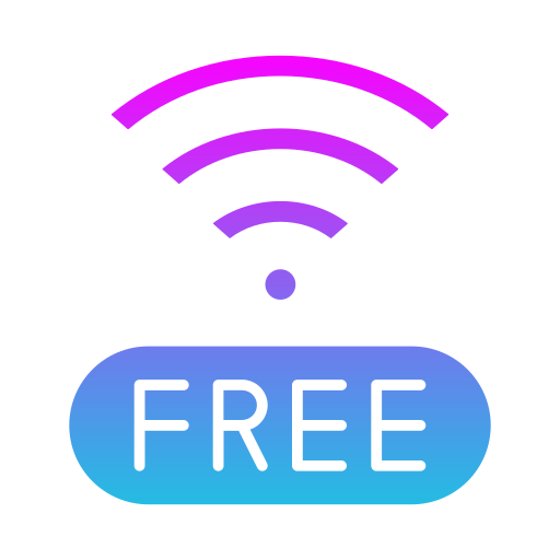 gratis wifi Generic gradient fill icoon
