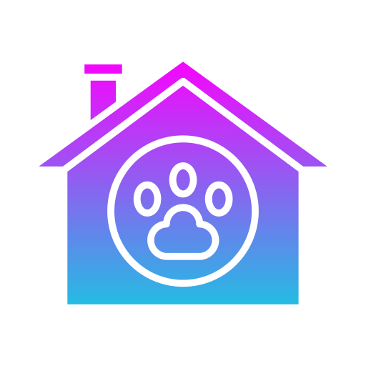 Pet friendly Generic gradient fill icon