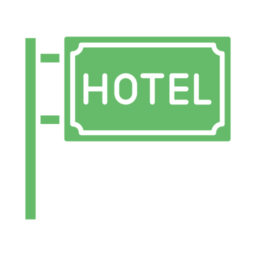 Знак отеля Generic color fill иконка