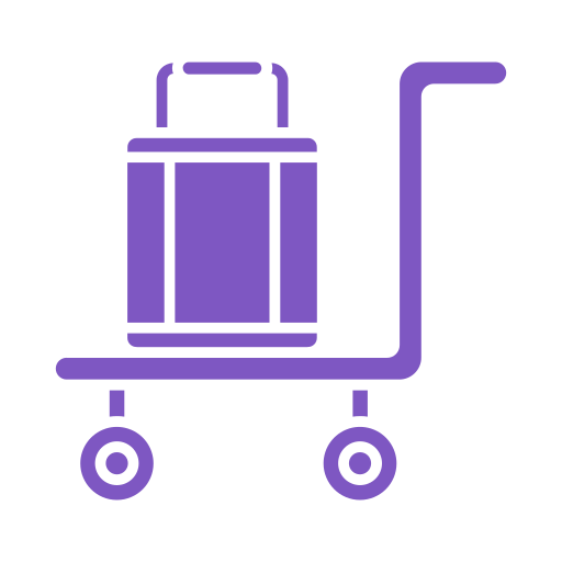 bagagekar Generic color fill icoon