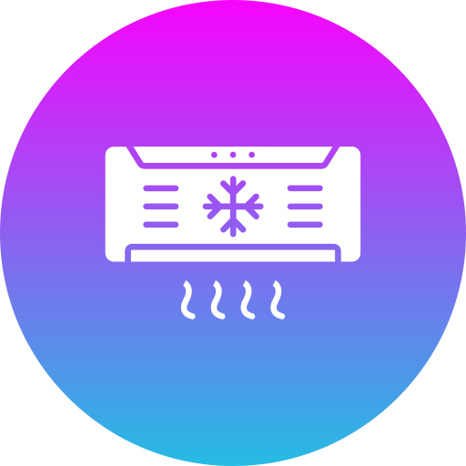 Air conditioner Generic gradient fill icon
