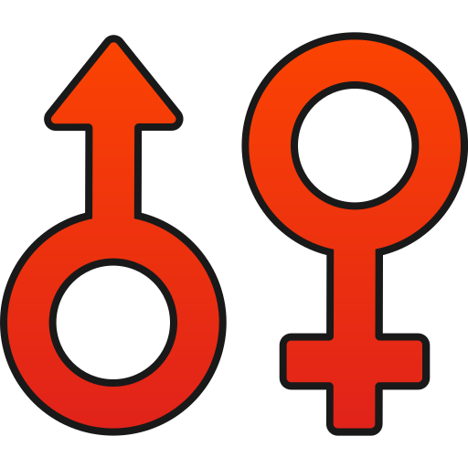 Male and female Generic gradient lineal-color icon